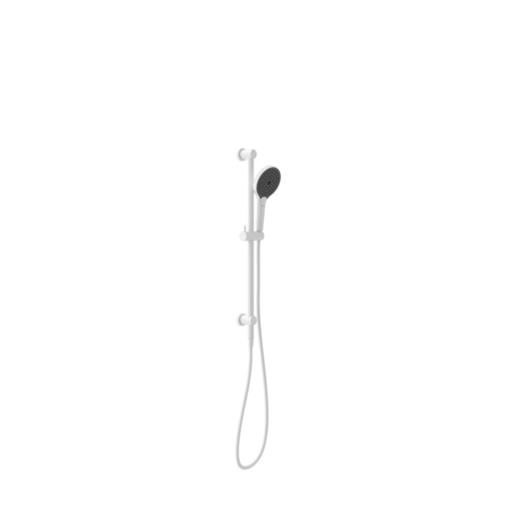 Nero Mecca Shower Rail With Air Shower II Matte White NR221905GMW