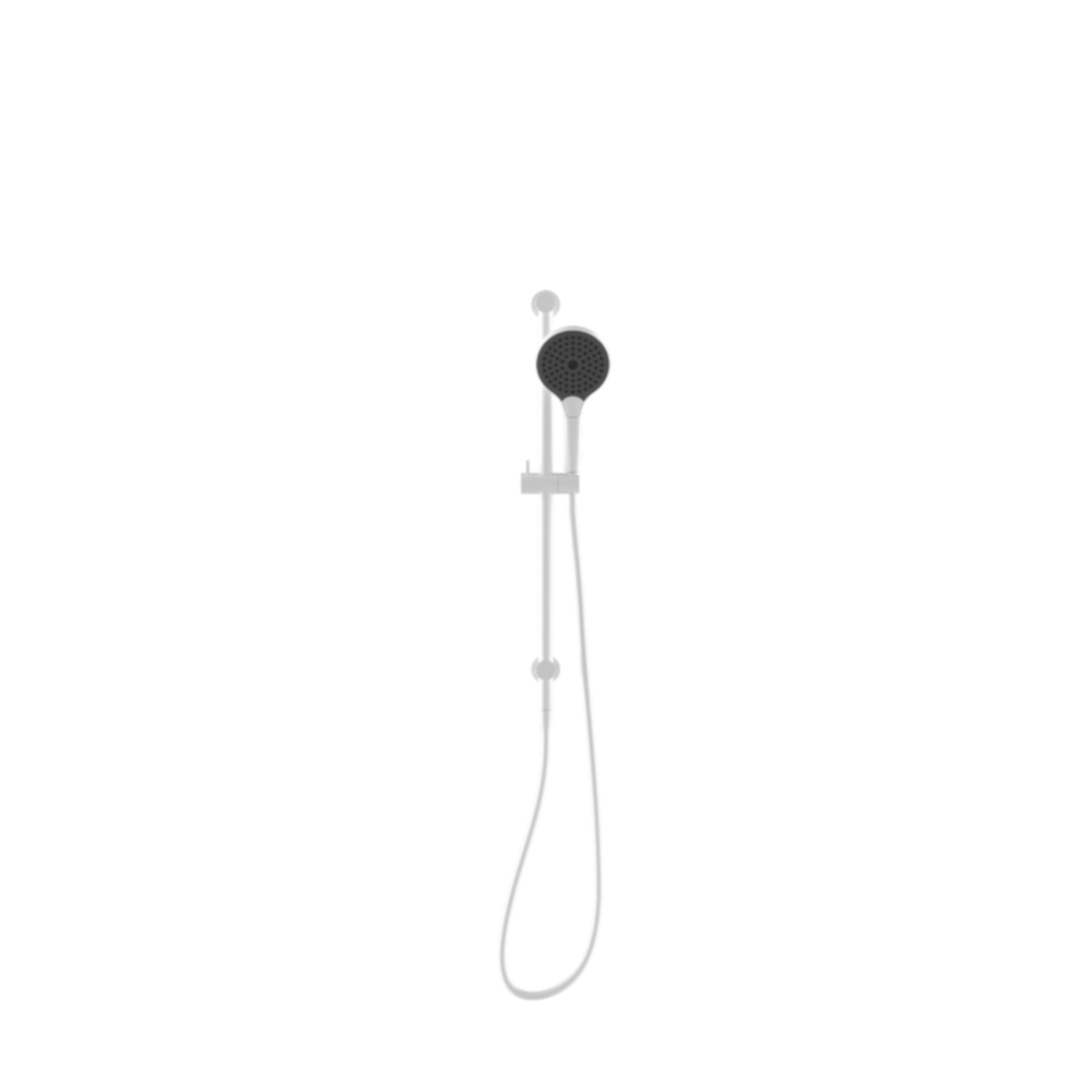 Nero Mecca Shower Rail With Air Shower II Matte White NR221905GMW