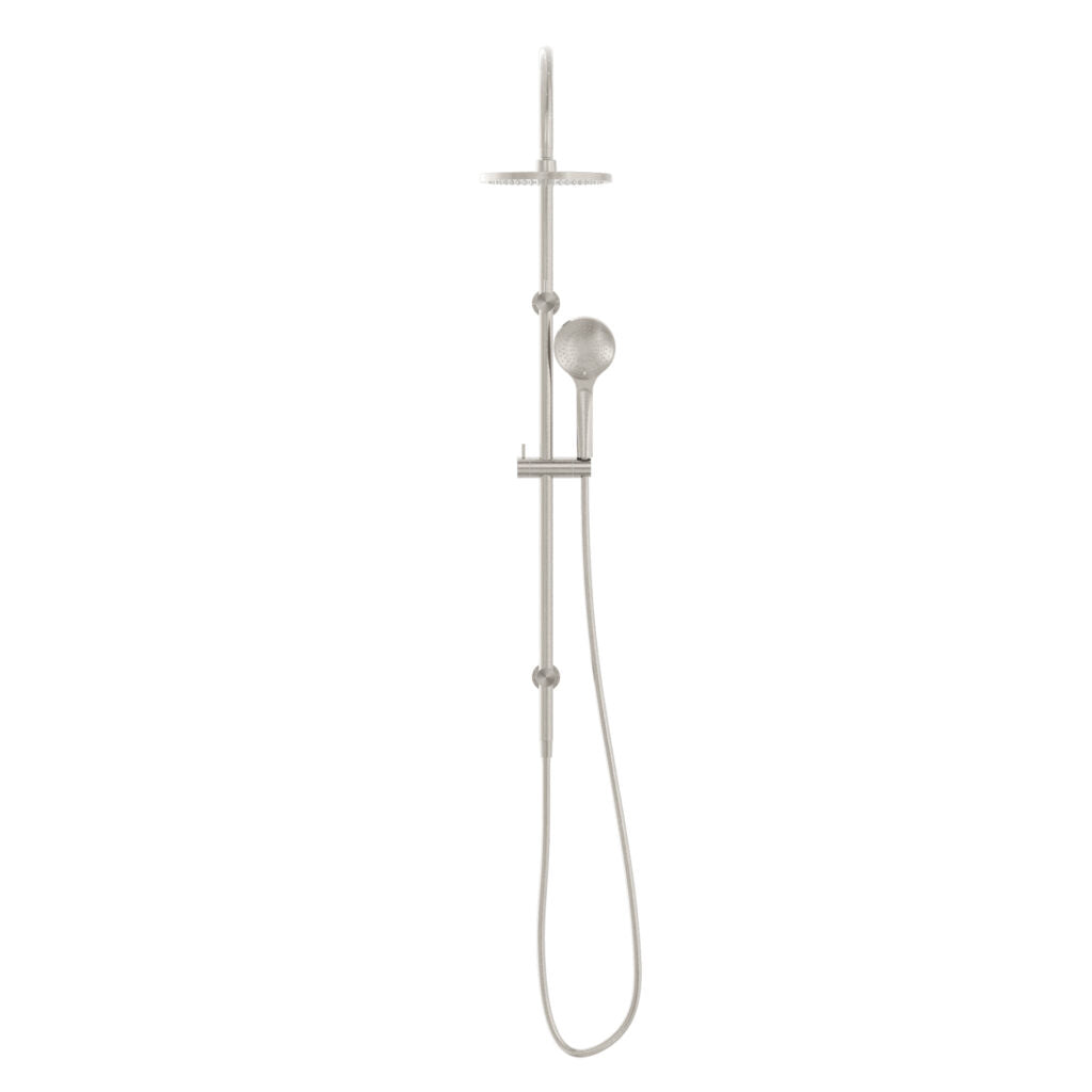 Nero NR221905bBN Mecca Twin Shower with Air Shower - Brushed Nickel