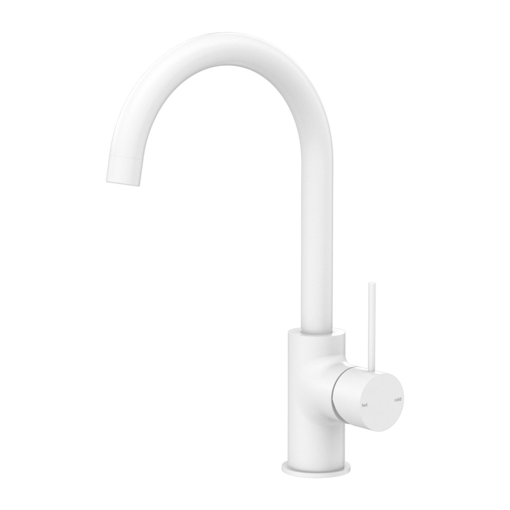 Nero NR221907MW Mecca Kitchen Mixer - Matte White