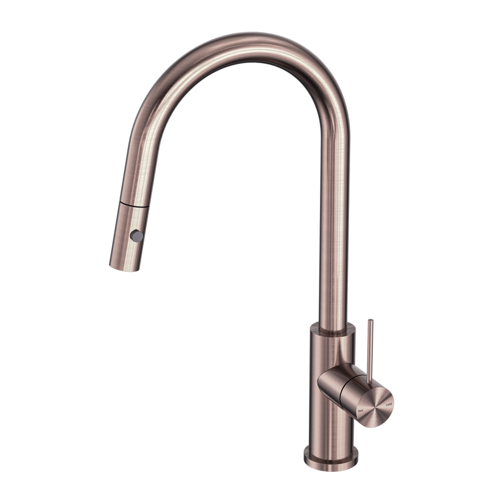 Nero NR221908BZ Mecca Pull Out Sink Mixer With Veggie Spray Function - Brushed Bronze