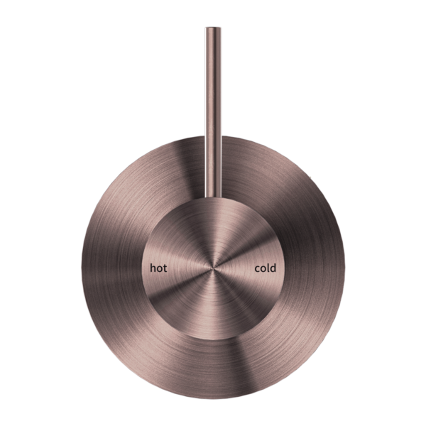 Nero Mecca Shower Mixer 80mm Plate - Brushed Bronze