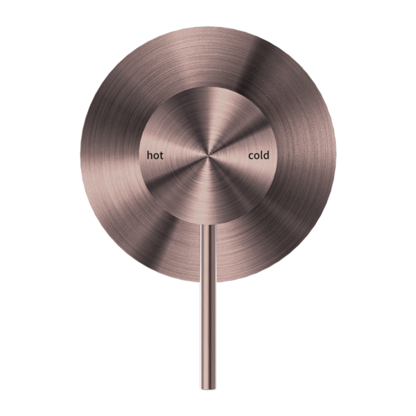 Nero Mecca Shower Mixer 80mm Plate - Brushed Bronze