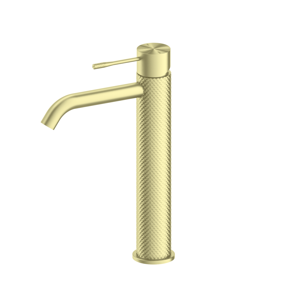 Nero NR251901aBG Opal Tall Basin Mixer - Brushed Gold