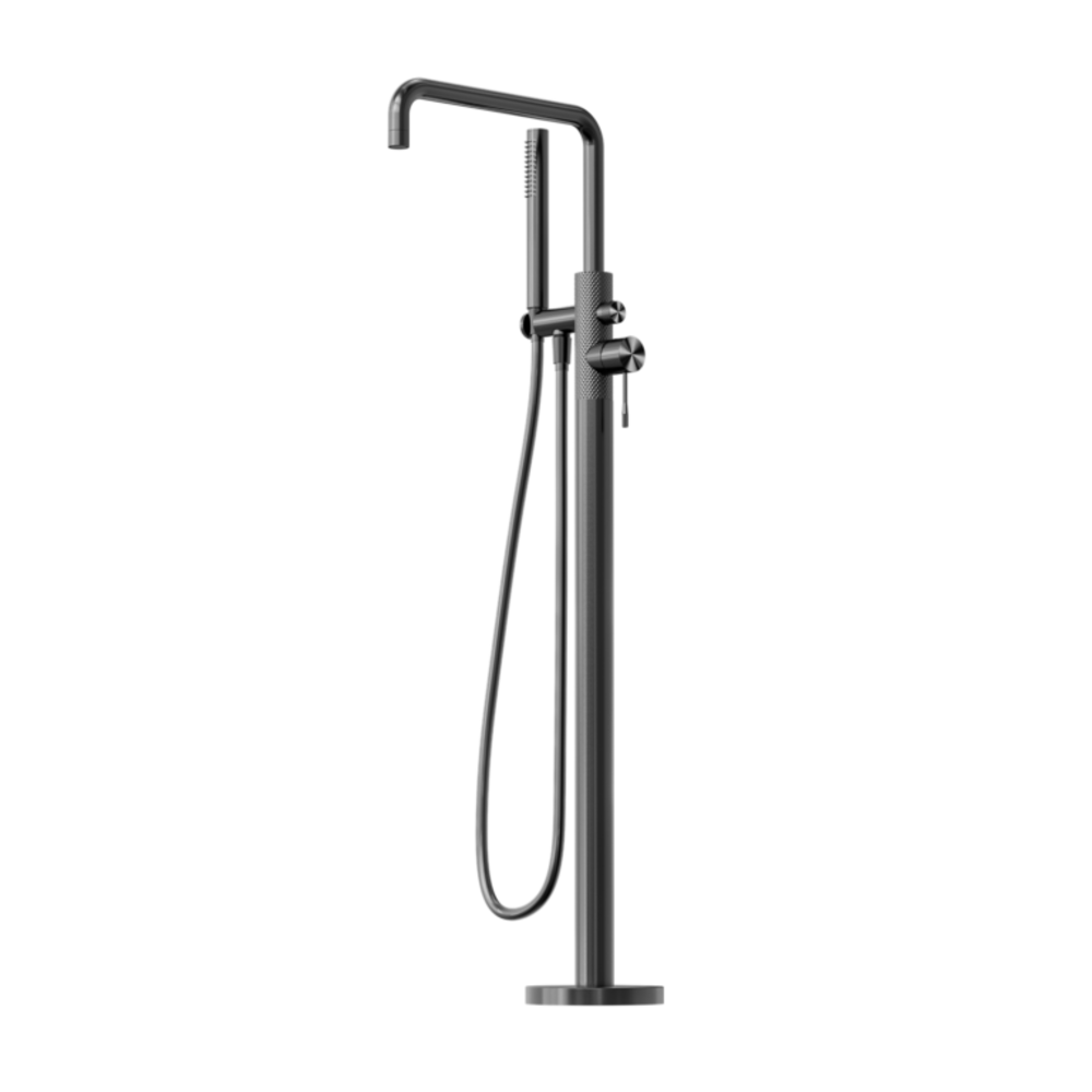 Nero Opal Freestanding Bath Mixer With Hand Shower Graphite NR251903AGR