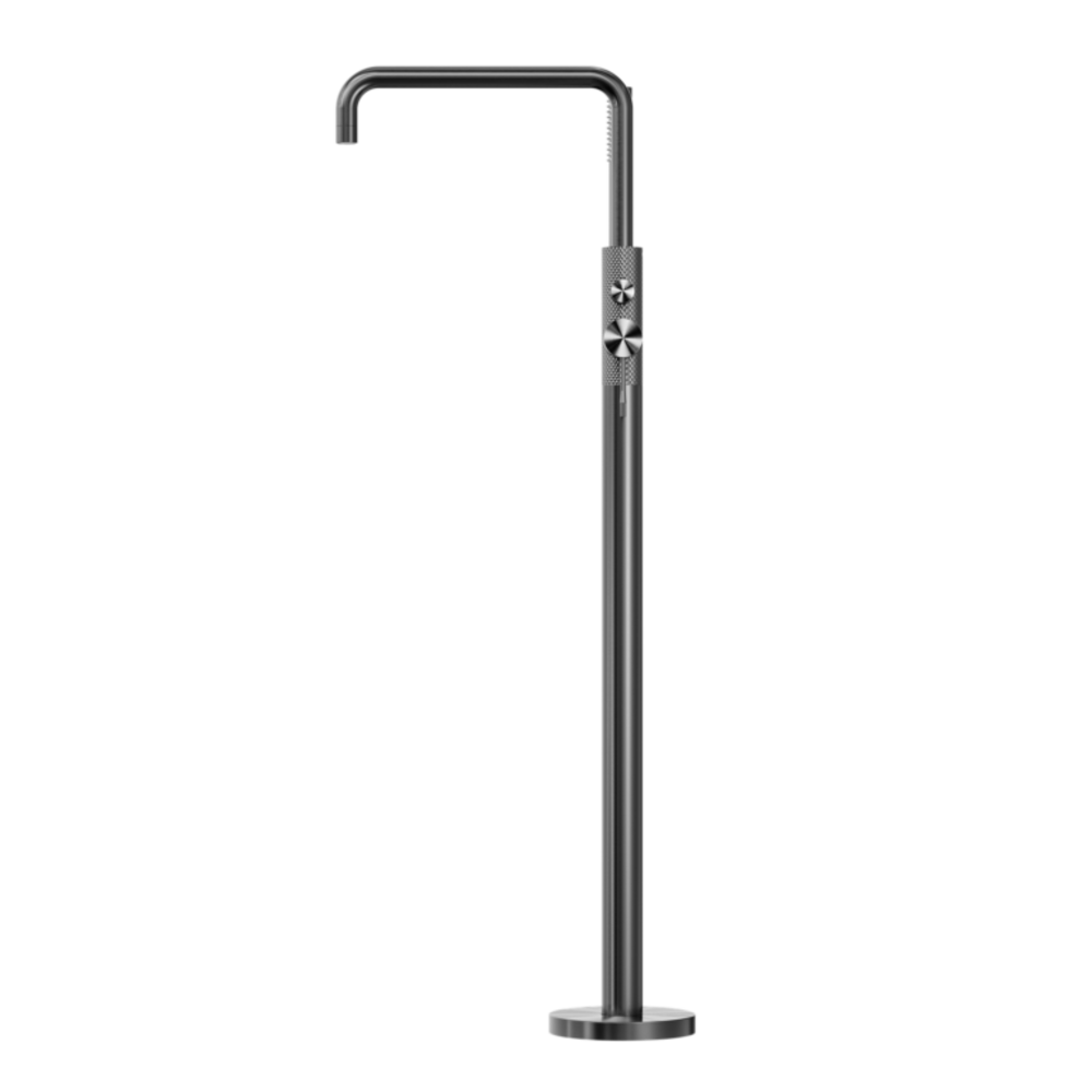 Nero Opal Freestanding Bath Mixer With Hand Shower Graphite NR251903AGR