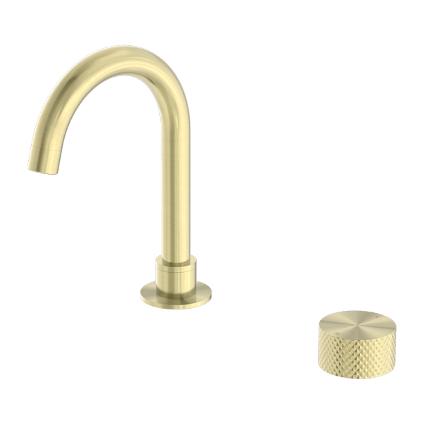 Nero NR252001BG Opal Progressive Basin Mixer - Brushed Gold