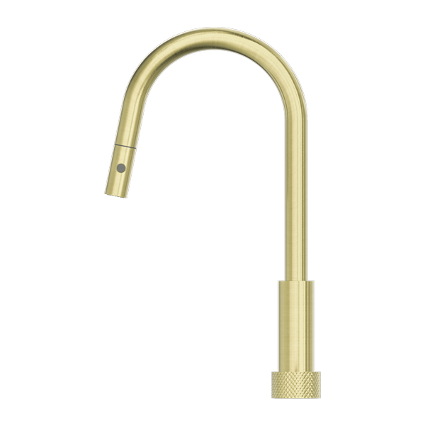 Nero NR252008BG Opal Progressive Pull Out Kitchen Mixer - Brushed Gold