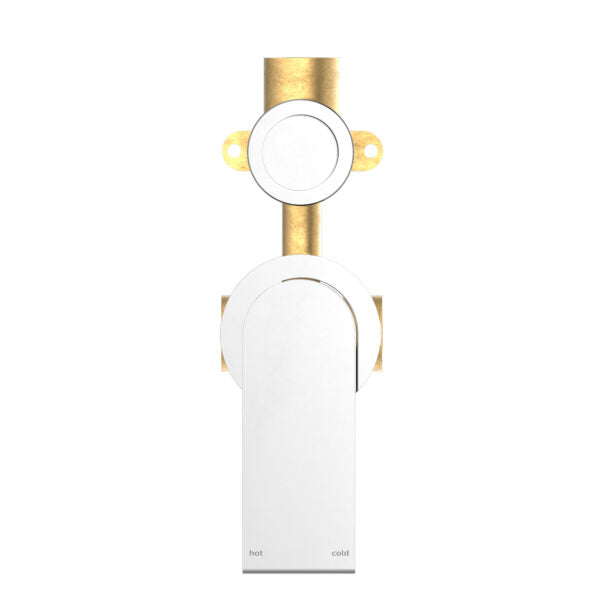 Nero NR321511GCH Bianca Shower / Bath Mixer with Diverter (Separate Backplates) - Chrome