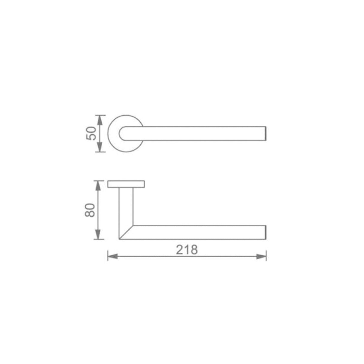Nero NR3680MB Dolce Hand Towel Holder - Matte Black