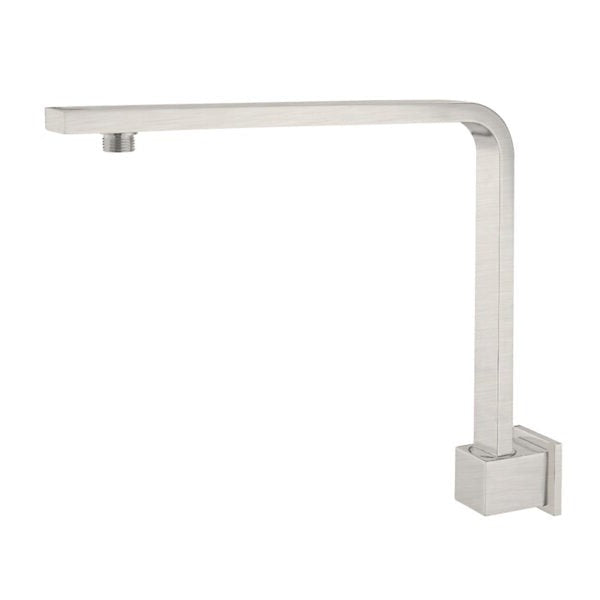 Nero NR505BN Square Swivel Shower Arm - Brushed Nickel