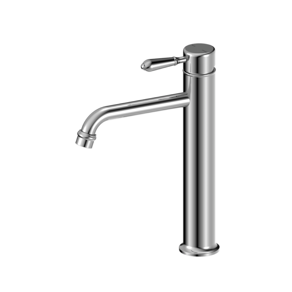 Nero York Straight Tall Basin Mixer - Chrome
