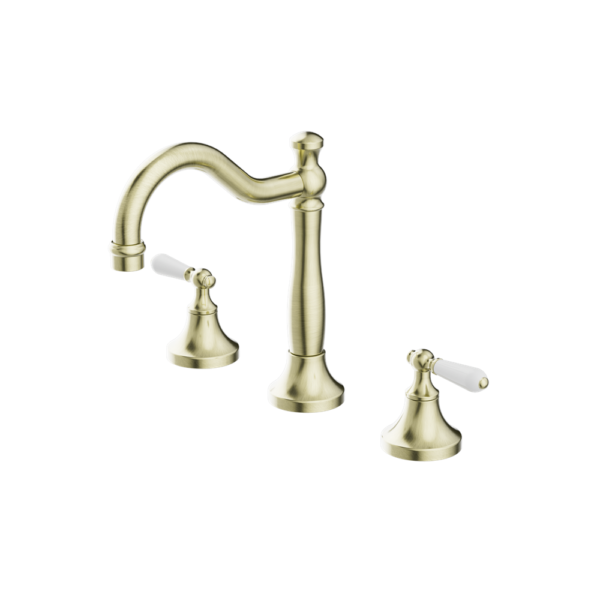 Nero York Basin Set - Aged Brass