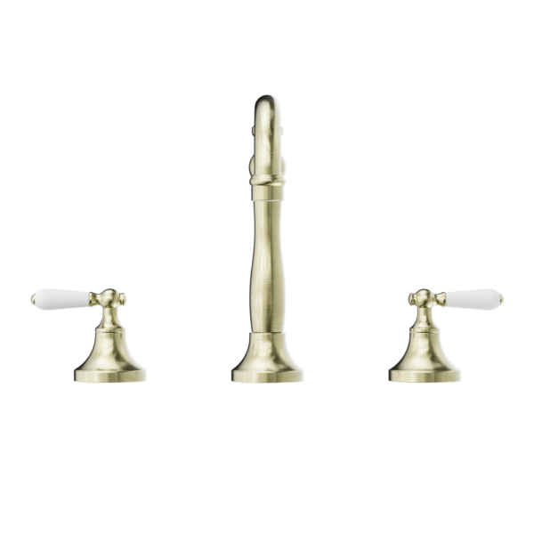 Nero York Basin Set - Aged Brass