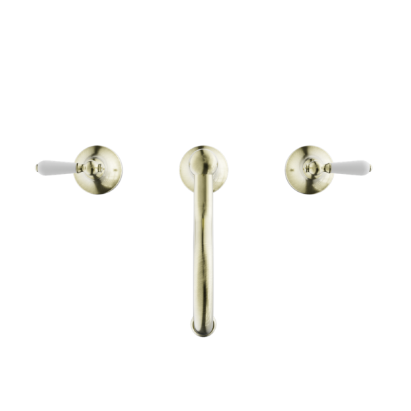 Nero York Basin Set - Aged Brass