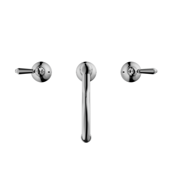 Nero York Basin Set - Chrome