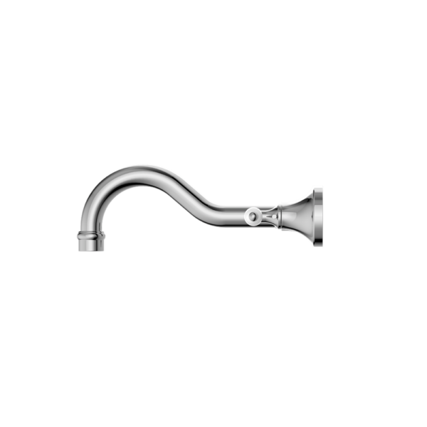 Nero York Wall Basin Set - Chrome