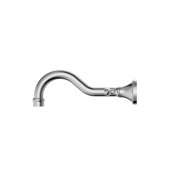 Nero York Wall Basin Set - Chrome