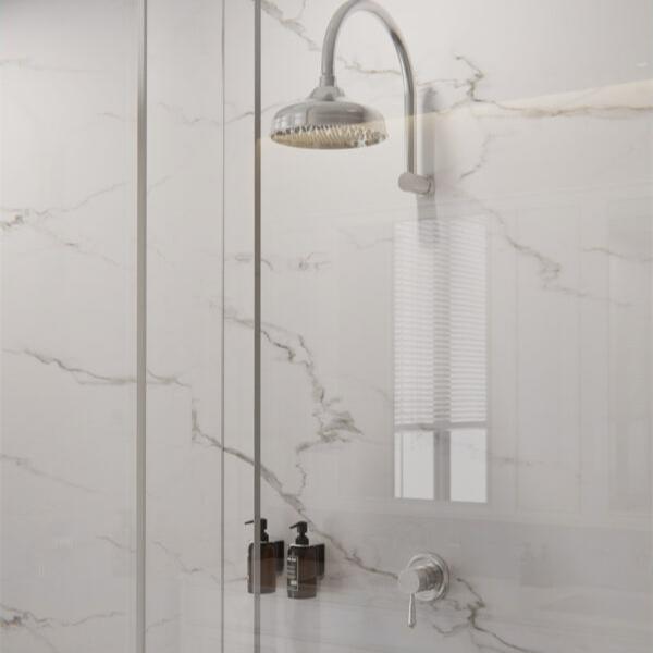 Nero York Shower Mixer With Lever - Chrome