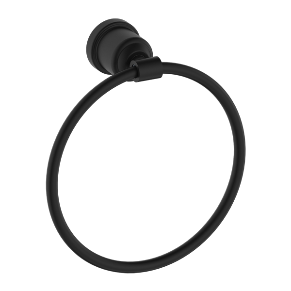 Nero NR6980MB York Towel Ring - Matte Black