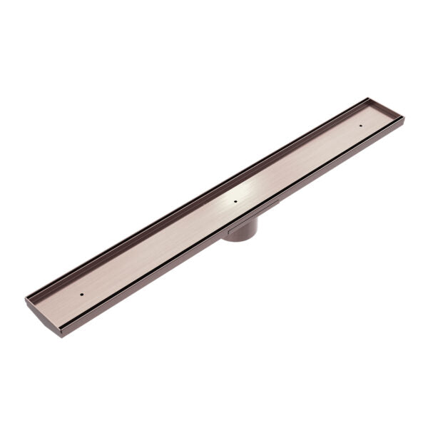 Nero NRFG001HSBZ Tile Insert V Channel Floor Waste 89mm Outlet - Brushed Bronze