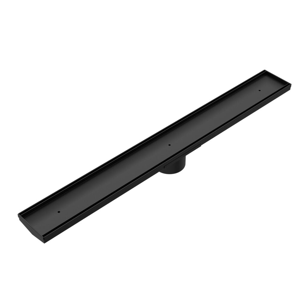 Nero NRFG001HSMB Tile Insert V Channel Floor Waste 89mm Outlet - Matte Black