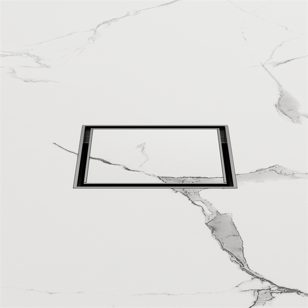 Nero NRFW006GM Tile Insert Floor Waste 50mm Outlet - Gunmetal Grey