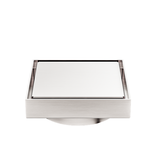 Nero NRFW008BN Tile Insert Floor Waste 100mm Outlet - Brushed Nickel