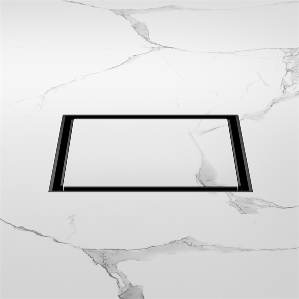 Nero NRFW008MB Tile Insert Floor Waste 100mm Outlet - Matte Black