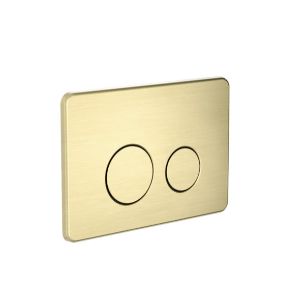 Nero NRPL001BG In Wall Toilet Push Plate - Brushed Gold