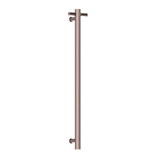 Nero NRV900HBZ Heated Vertical Towel Rail - Brushed Bronze
