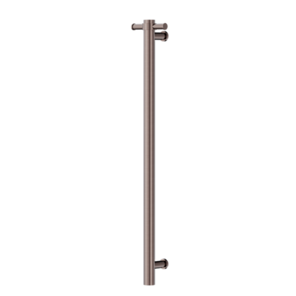 Nero Non Heated Vertical Towel Rail 900mm Brushed Bronze NRV901BZ