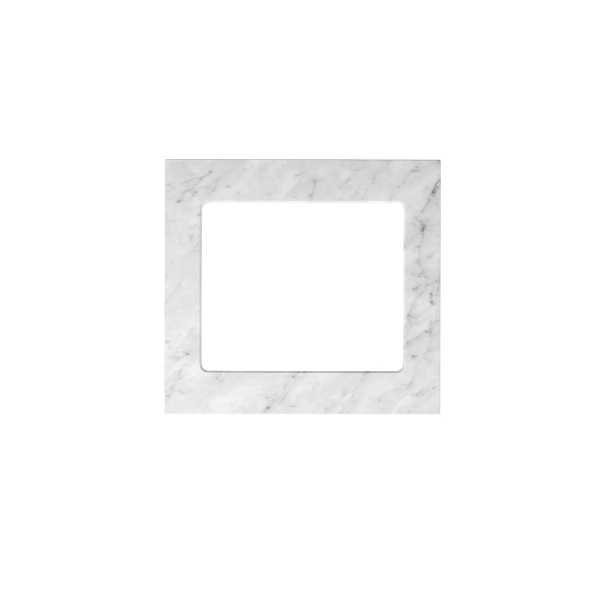 Otti LA-1305C-BOHB-NCA Hampshire Laundry Kit 1305C Black / Natural Carrara Marble Top