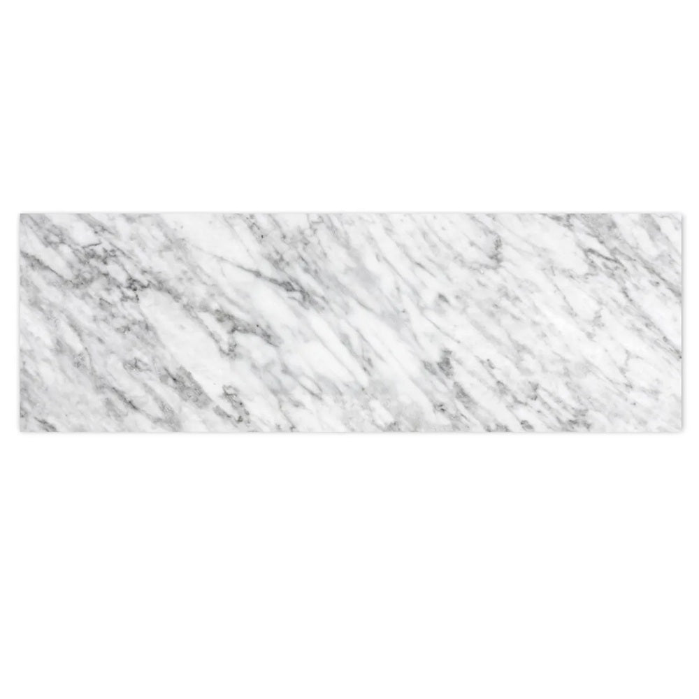 Otti LA-1715C-BOHW-NCA Hampshire Laundry Kit 1715C White / Natural Carrara Marble Top