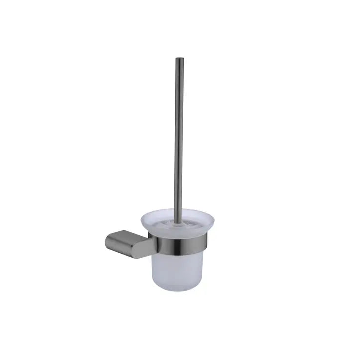 Nero NR9088GM Bianca Toilet Brush Holder - Gunmetal Grey