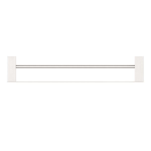 Nero Celia Double Towel Rail - Brushed Nickel