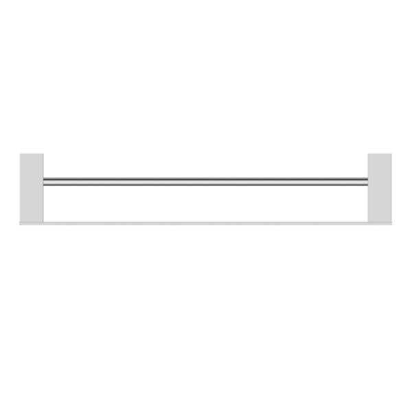 Nero Celia Double Towel Rail - Chrome