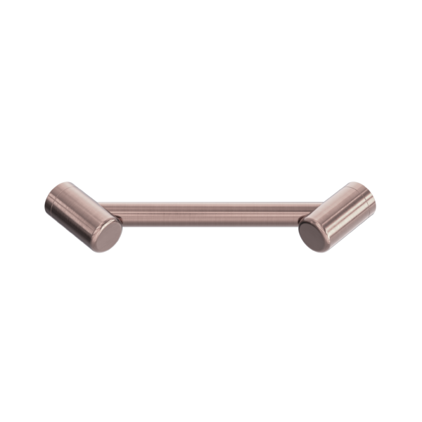 Nero NRCR2508WBZ Mecca Care 25mm Footrest Corner Grab Rail 215mm - Brushed Bronze