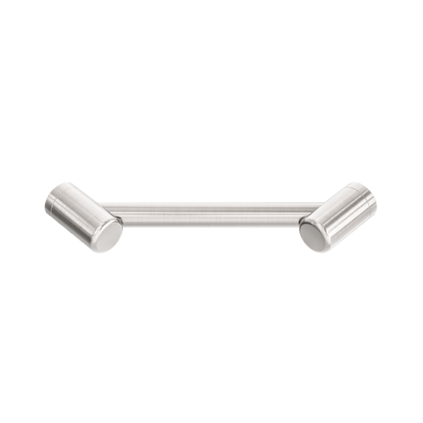Nero NRCR2508WBN Mecca Care 25mm Footrest Corner Grab Rail 215mm - Brushed Nickel