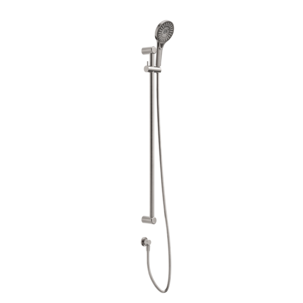 Nero Mecca Care Grab Rail and Adjustable Shower Rail Set - Brushed Nickel