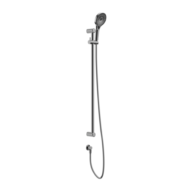 Nero Mecca Care Grab Rail and Adjustable Shower Rail Set - Chrome