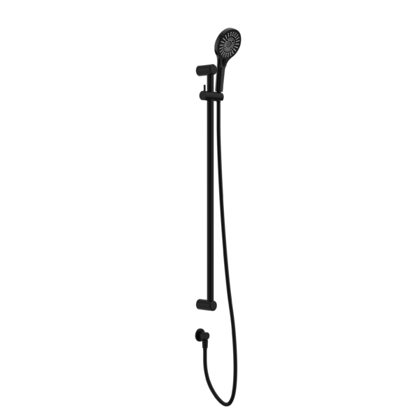 Nero Mecca Care Grab Rail and Adjustable Shower Rail Set - Matte Black