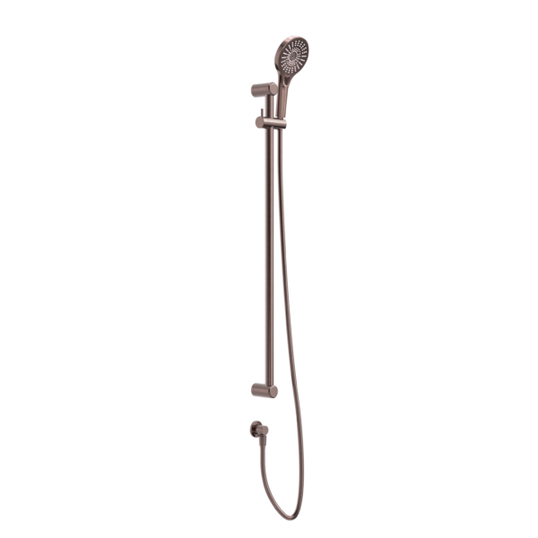 Nero Mecca Care Grab Rail and Adjustable Shower Rail Set - Brushed Bronze