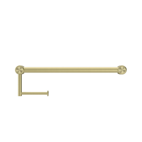 Nero Mecca Care 25mm Toilet Roll Rail - Brushed Gold