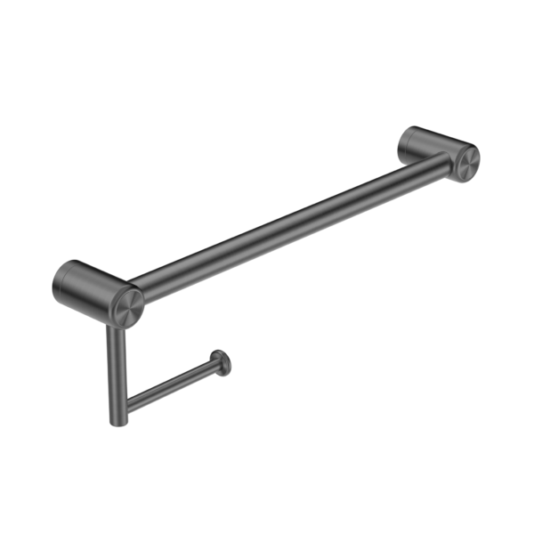 Nero Mecca Care 25mm Toilet Roll Rail - Gunmetal