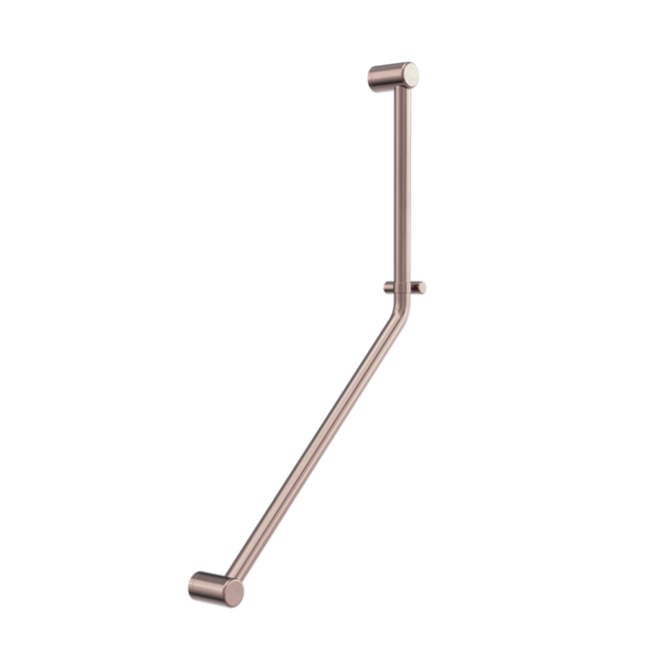 Nero NRCR3245DBZ Mecca Care 32mm Ambulant 45 Degree Bent Tube Grab Rail - Brushed Bronze