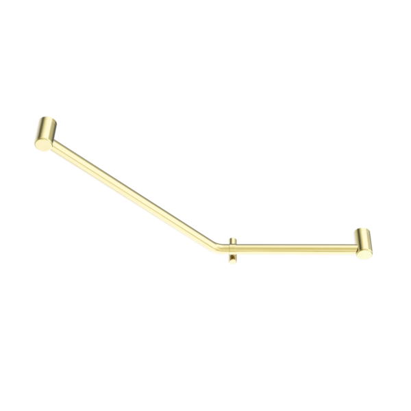 Nero NRCR3245DBG Mecca Care 32mm Ambulant 45 Degree Bent Tube Grab Rail - Brushed Gold