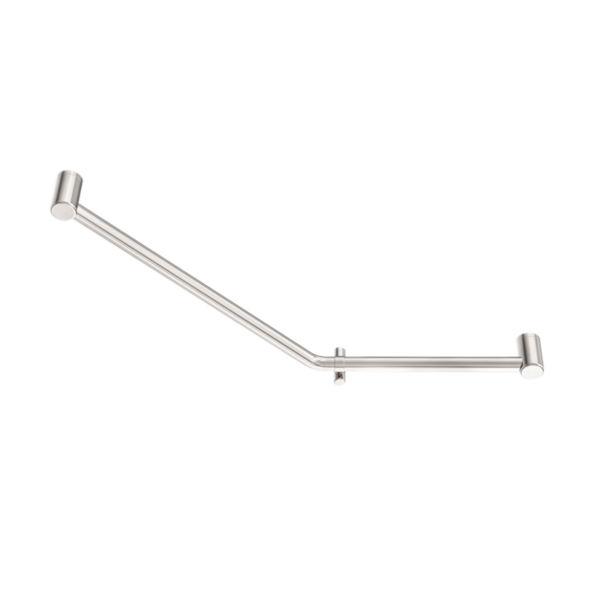 Nero NRCR3245DBN Mecca Care 32mm Ambulant 45 Degree Bent Tube Grab Rail - Brushed Nickel