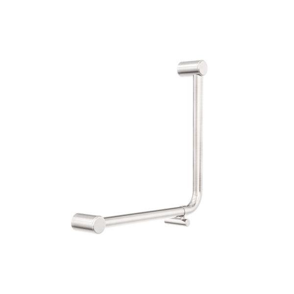 Nero NRCR3290DBN Mecca Care 32mm Ambulant 90 Degree Bent Tube Grab Rail - Brushed Nickel