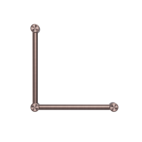 Nero Mecca Care 32mm Ambulant Toilet Grab Rail - Brushed Bronze